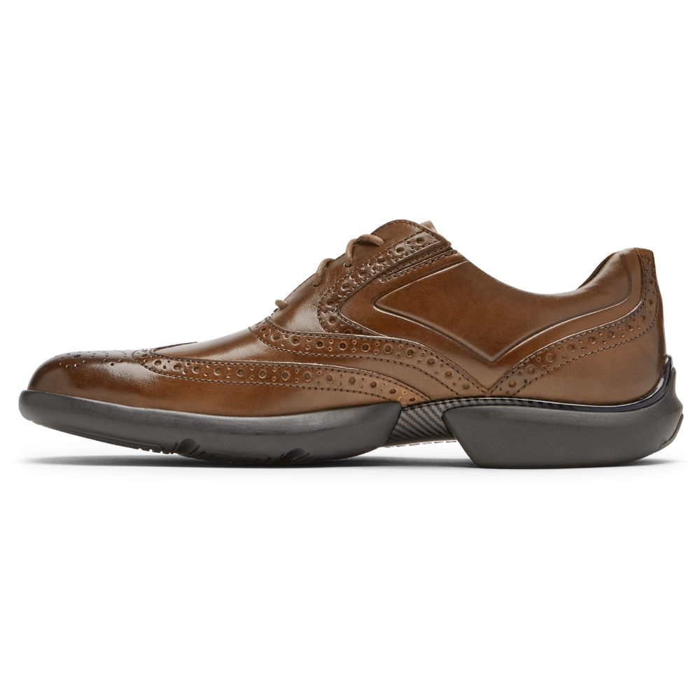 Sapatos Lace Ups Rockport Homem Marrom - Total Motion Advance Wingtip - 03142SEPF